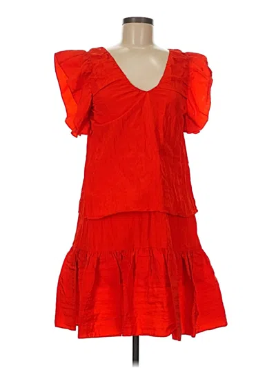 Pre-owned Victoria Beckham Cocktail Dress In Red