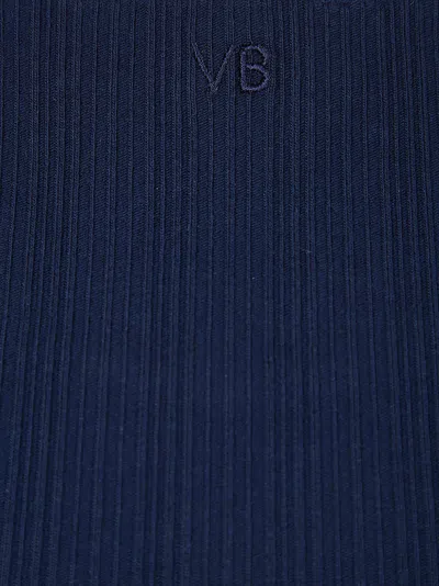Victoria Beckham Comfortable Classic Tee In Blue