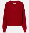 Victoria Beckham Cotton And Silk-blend Jersey Sweater