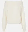 Victoria Beckham Cotton And Silk-blend Sweater