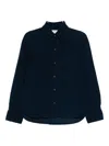 Victoria Beckham Cotton Corduroy Shirt In Black