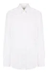 Victoria Beckham Hemd Mit Tiefen Schultern In White