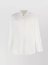 Victoria Beckham Cotton Shirt With Buttoned Cuffs And Chest Pocket In White