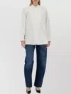 Victoria Beckham White Regular Solid Shirt In White