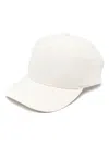 Victoria Beckham Crepe Cotton Cap In Neutrals