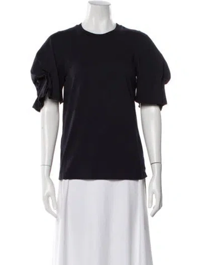 Pre-owned Victoria Beckham Crew Neck Short Sleeve Top In Purple
