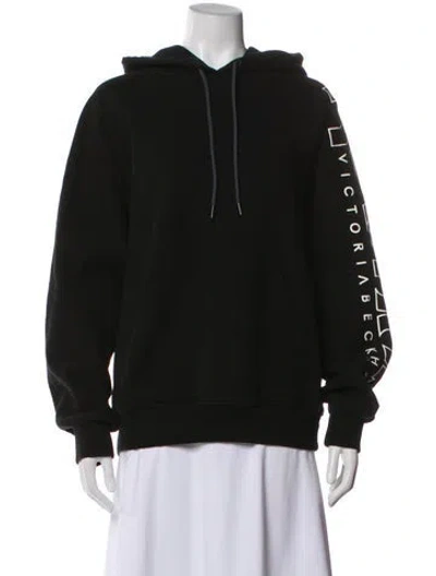 Pre-owned Victoria Beckham Crew Neck Sweater In Black
