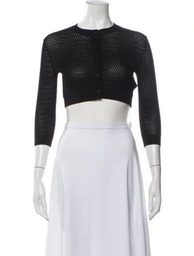 Pre-owned Victoria Beckham Crew Neck Sweater In Black