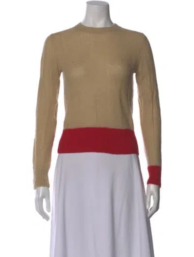 Pre-owned Victoria Beckham Crew Neck Sweater In Neutral