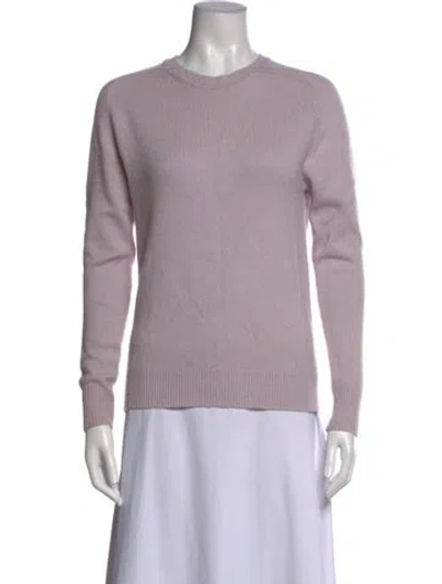 Pre-owned Victoria Beckham Crew Neck Sweater In Purple