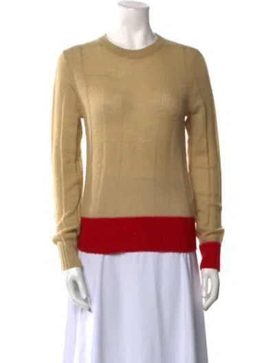 Pre-owned Victoria Beckham Crew Neck Sweater In Red