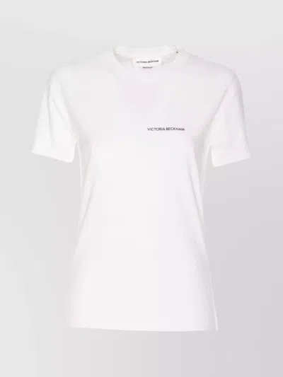 Victoria Beckham T-shirt With Print In White