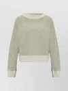 Victoria Beckham Crewneck Sweatshirt Raglan Sleeves
