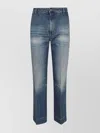 VICTORIA BECKHAM CROPPED KICK JEAN WITH BACK PATCH POCKETS