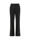 Victoria Beckham Cropped Kick Trouser In Black