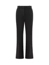 Victoria Beckham Cropped Kick Trouser In Nero