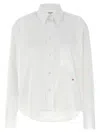 Victoria Beckham White Regular Solid Shirt In White