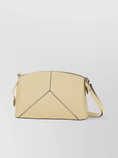 Victoria Beckham Crossbody Bag In Butter Leather In Yellow