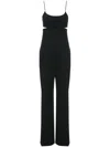 Victoria Beckham Cutout-detailed Cami Jumpsuit In Black