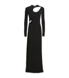 VICTORIA BECKHAM CUT-OUT MAXI DRESS