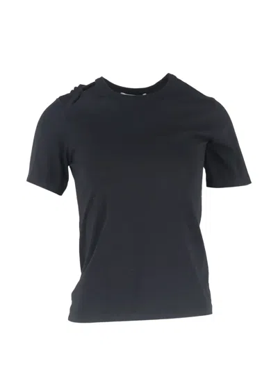 Pre-owned Victoria Beckham Cut-out T-shirt In Black