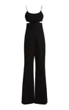 Victoria Beckham Cutout-detailed Cami Jumpsuit In Black  