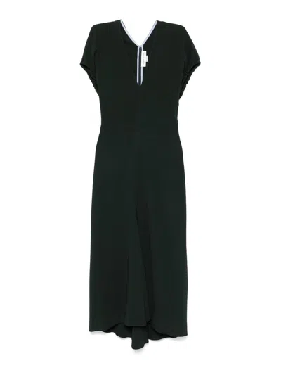 VICTORIA BECKHAM VESTIDO MIDI - VERDE