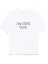 Victoria Beckham Smiling On The Inside Cotton T-shirt In White