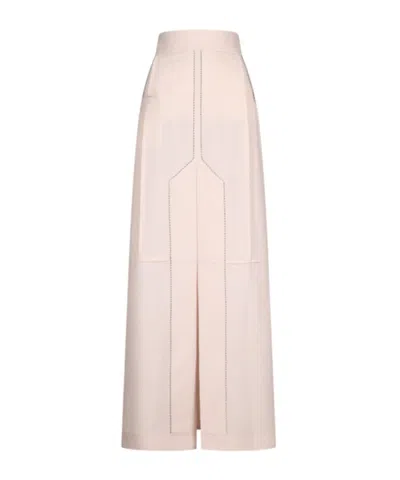 Victoria Beckham Deconstructed Skirt In White