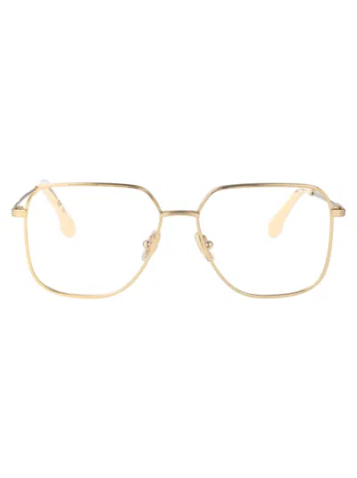 Victoria Beckham Deep Gold Metal Glasses