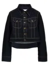 Victoria Beckham Women Denim Cropped Jacket