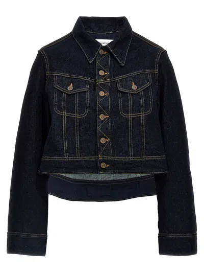 VICTORIA BECKHAM VICTORIA BECKHAM DENIM CROPPED JACKET