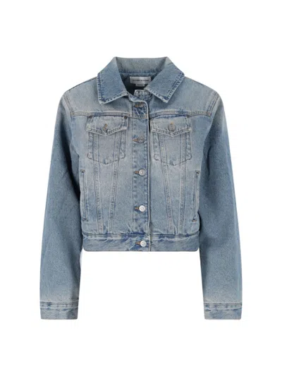 Victoria Beckham Denim' Jacket - Light Blue
