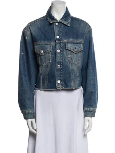 Pre-owned Victoria Beckham Denim Jacket In Blue