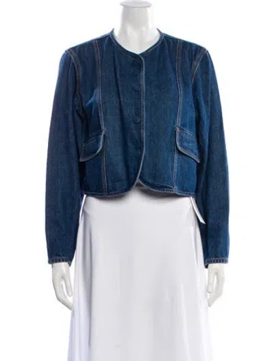 Pre-owned Victoria Beckham Denim Jacket In Blue