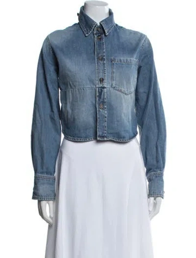 Pre-owned Victoria Beckham Denim Jacket In Blue