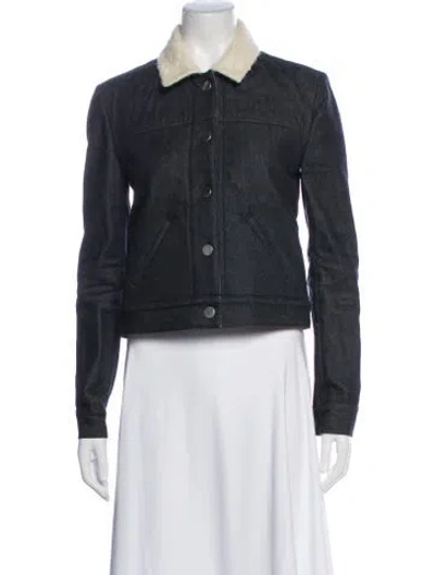Pre-owned Victoria Beckham Denim Jacket In Gray