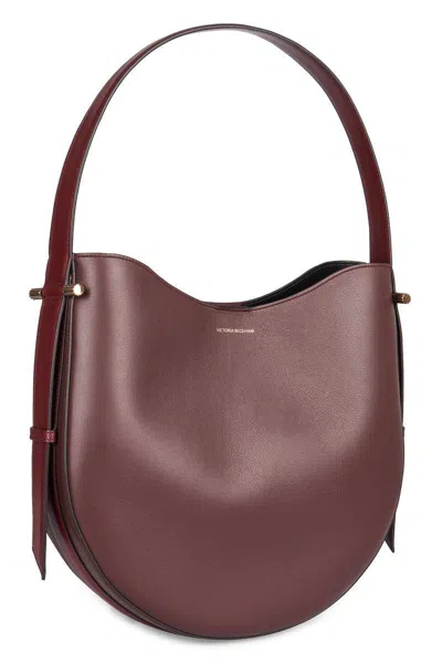 Victoria Beckham Dia Leather Hobo-bag In Red