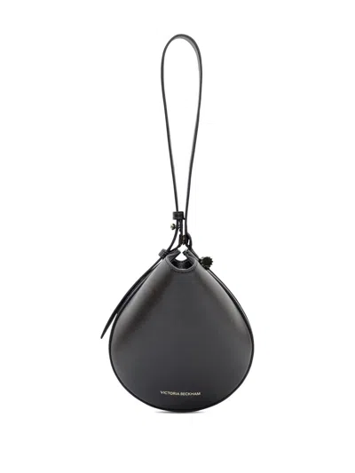 Victoria Beckham Dia Mini Black Pouch With Gold Closure