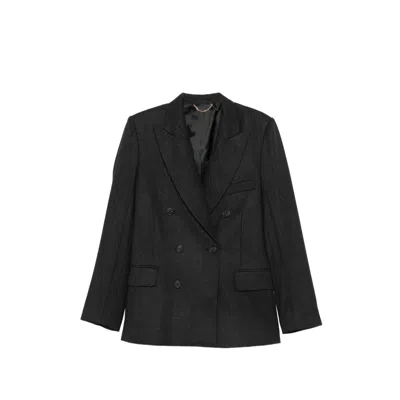 Victoria Beckham Dkgrm Blazer In Animal Print