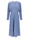 Victoria Beckham 'dolman Midi' Dress In Blue