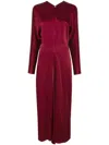 VICTORIA BECKHAM DOLMAN-SLEEVES MIDI DRESS