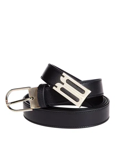 Victoria Beckham Dorian B Finite Belt In Nero