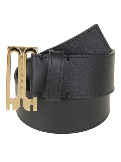 Victoria Beckham Elevated Leather Belt In Pink