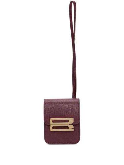 Victoria Beckham Dorian Clutch Bag In Red