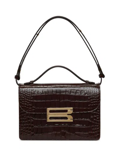 Victoria Beckham Dorian Cross Body Bag In Brown