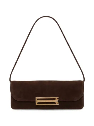 Victoria Beckham Dorian East-west Shoulder Bag In Brown