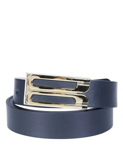 Victoria Beckham Dorian Frame Belt 2.5cm In Nero