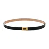 Victoria Beckham Dorian Frame Belt In Black
