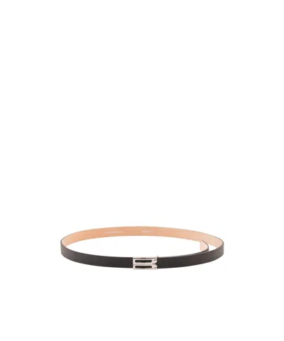 Victoria Beckham Dorian Frame Belt Micro In Orange